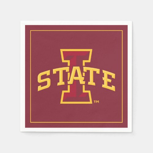 Iowa State University  Iowa State Arched Logo Napkins
