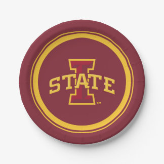 Iowa State University | Iowa State Arched Logo Paper Plates