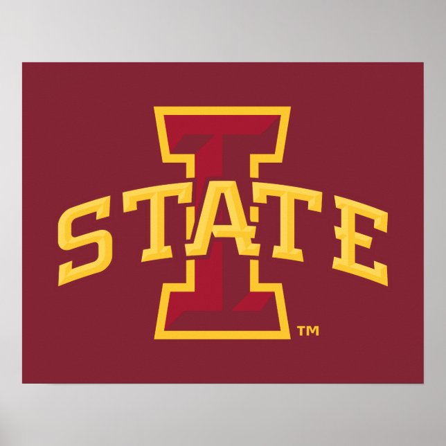 Iowa State University | Iowa State Arched Logo Poster (Front)