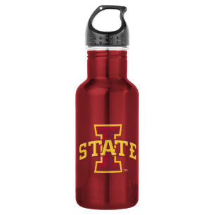 Iowa State University   Iowa State Arched Logo Stainless Steel Water Bottle