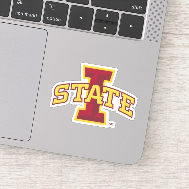 Iowa State University | Iowa State Arched Logo Sticker | Zazzle