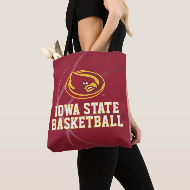 Iowa State University | Iowa State Basketball Tote Bag (Close Up)