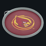 Iowa State University | Iowa State Cardinal Logo Belt Buckle<br><div class="desc">Check out these new Iowa State University designs! Show off your ISU Cyclone pride with these new Iowa State products. These make perfect gifts for the Cyclone student, alumni, family, friend or fan in your life. All of these Zazzle products are customizable with your name, class year, or club. Go...</div>