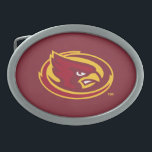 Iowa State University | Iowa State Cardinal Logo Belt Buckle<br><div class="desc">Check out these new Iowa State University designs! Show off your ISU Cyclone pride with these new Iowa State products. These make perfect gifts for the Cyclone student, alumni, family, friend or fan in your life. All of these Zazzle products are customizable with your name, class year, or club. Go...</div>
