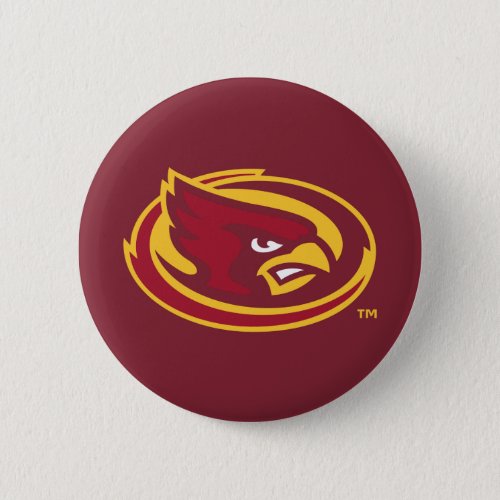 Iowa State University  Iowa State Cardinal Logo Button