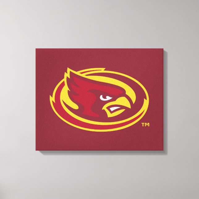 Iowa State University | Iowa State Cardinal Logo Canvas Print (Front)