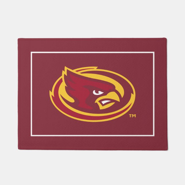 Iowa State University | Iowa State Cardinal Logo Doormat (Front)