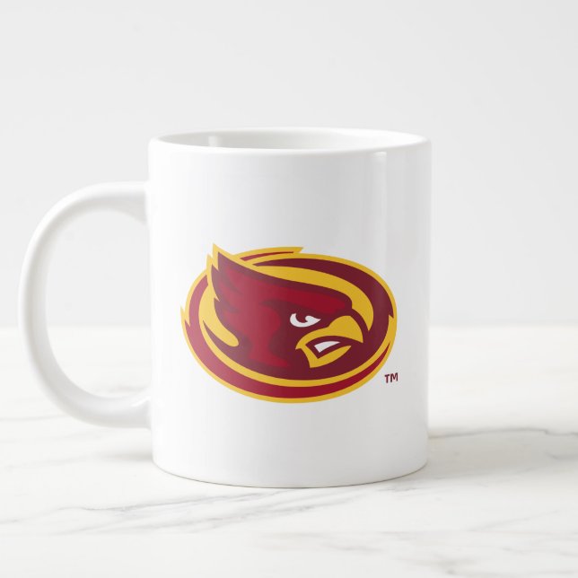 Iowa State University | Iowa State Cardinal Logo Giant Coffee Mug (Left)