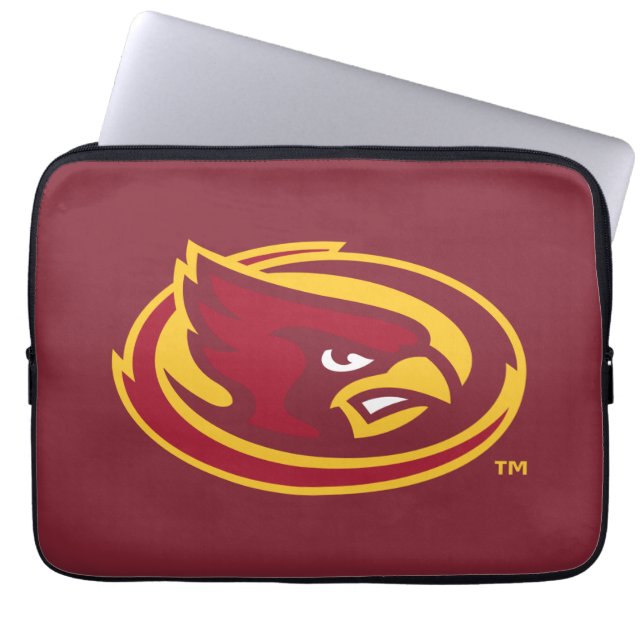 Iowa State University | Iowa State Cardinal Logo Laptop Sleeve (Front)