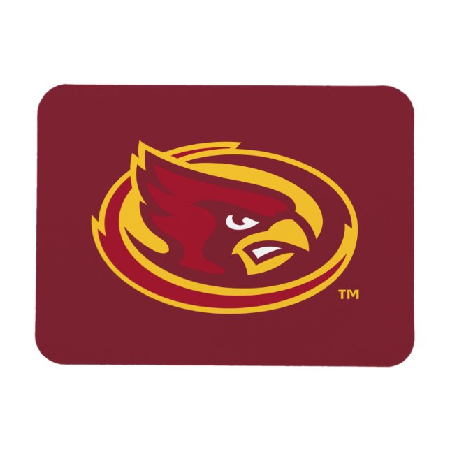 Iowa State University | Iowa State Cardinal Logo Magnet (Horizontal)