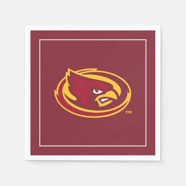 Iowa State University | Iowa State Cardinal Logo Napkins (Front)