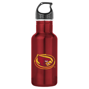 Iowa State University Iowa State Cardinal Logo Stainless Steel Water Bottle
