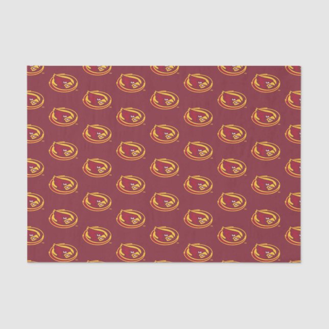 Iowa State University | Iowa State Cardinal Logo Tissue Paper (Front)