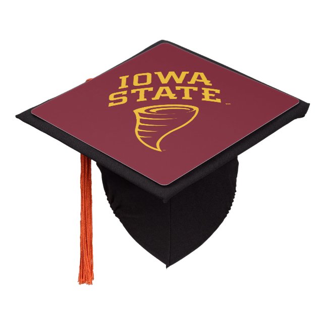 Iowa State University | Iowa State Cyclones Graduation Cap Topper (Angled)