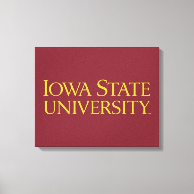 Iowa State University | Iowa State University Canvas Print (Front)