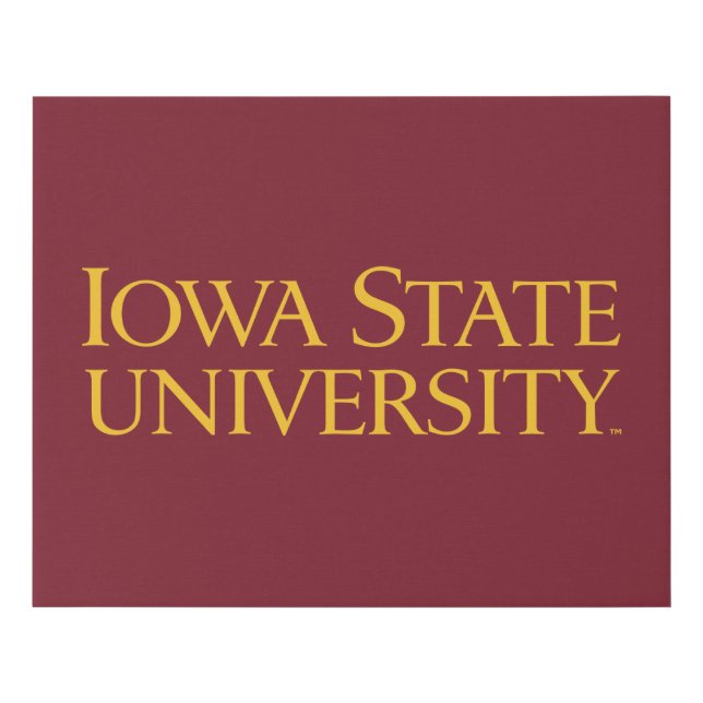 Iowa State University | Iowa State University Faux Canvas Print (Front)
