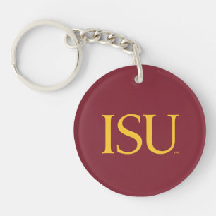 Iowa State University ISU Logo Keychain