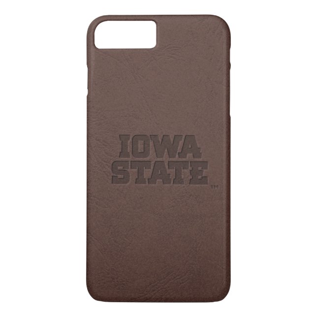 Iowa State University | Leather Design Case-Mate iPhone Case (Back)