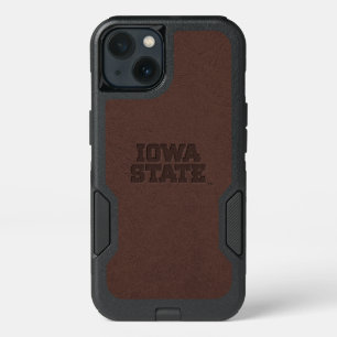 Iowa State University   Leather Design iPhone 13 Case