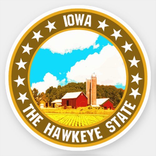 Iowa                                               sticker