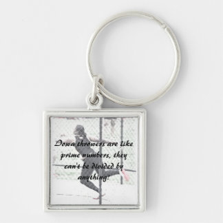 Iowa thrower's words of wisdom keychain