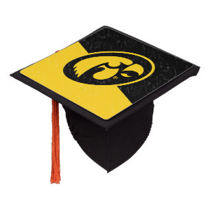 Iowa Tigerhawk Distressed Graduation Cap Topper