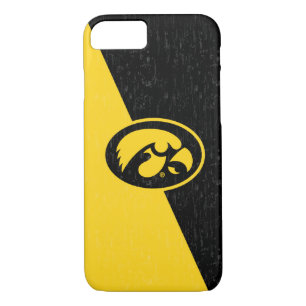 Iowa Tigerhawk Distressed Pattern iPhone 8/7 Case