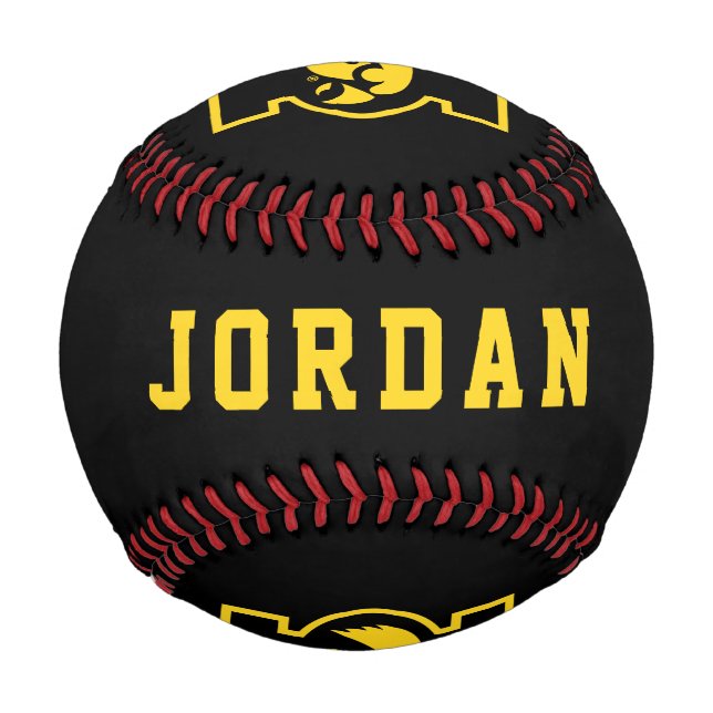 Iowa Tigerhawk | Logotype Baseball (Back)