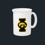 Iowa Tigerhawk | Logotype Beverage Pitcher<br><div class="desc">Check out these official UI products. All of these products are customizable so you can add your class year,  name,  or sport. Personalize your Iowa University merchandise on Zazzle.com!  You can find something here to show off your Hawkeye pride every day!</div>