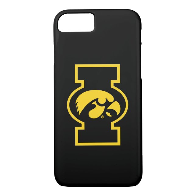 Iowa Tigerhawk | Logotype Case-Mate iPhone Case (Back)