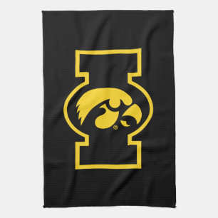 Iowa Tigerhawk Logotype Kitchen Towel
