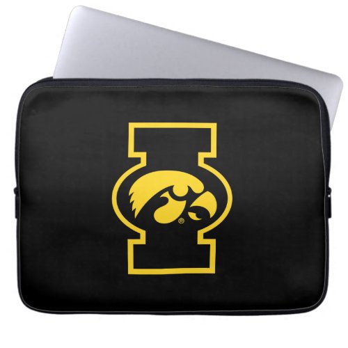 Iowa Tigerhawk  Logotype Laptop Sleeve