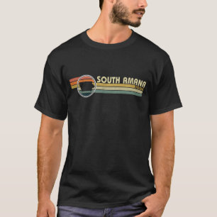 Iowa - Vintage 1980s Style SOUTH-AMANA, IA T-Shirt