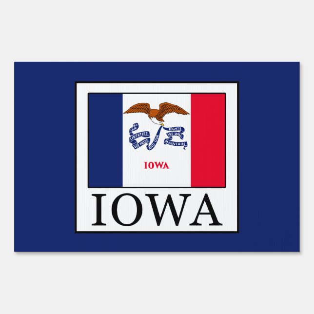 Iowa Yard Sign (Front)