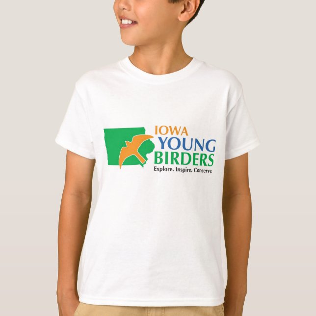 Iowa Young Birders Kid's Sweatshirt T-Shirt (Front)