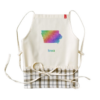 Iowa Zazzle HEART Apron
