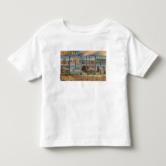 IowaLarge Letter ScenesIowa Toddler T-shirt (Front)