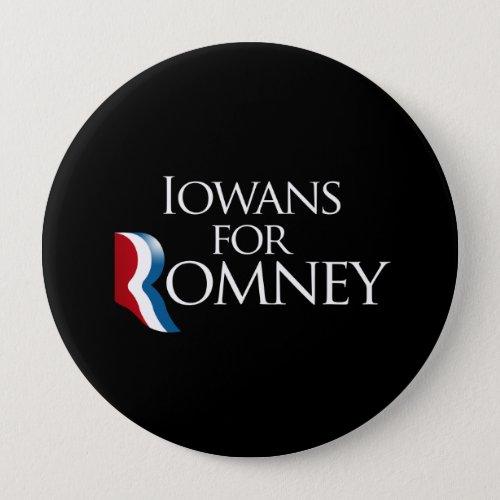 Iowans for Romney _png Pinback Button