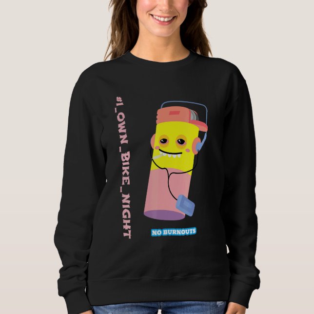 Iownbikenight Lighter Guy Sweatshirt (Front)