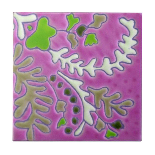 IP027 Indian Paisley Reproduction Antique Tile (Front)