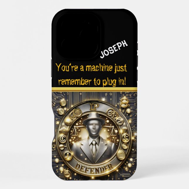 IP Rights Advocate Iphone Case (Back)
