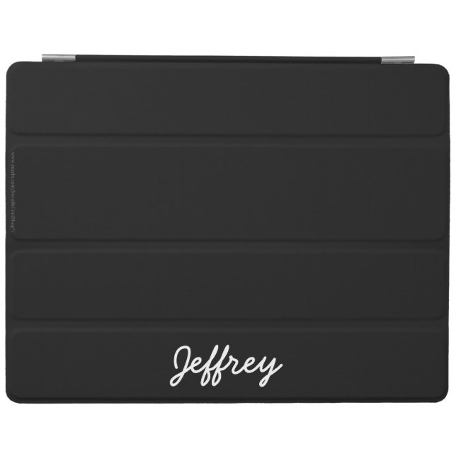 iPad 2/3/4 Cover, Black and White, Personalized Smart Cover (Horizontal)