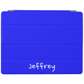 iPad 2/3/4 Cover, Blue and White, Personalized Smart Cover