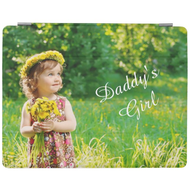 iPad 2,3,4 Cover | Custom Daddy's Girl with Photo (Horizontal)