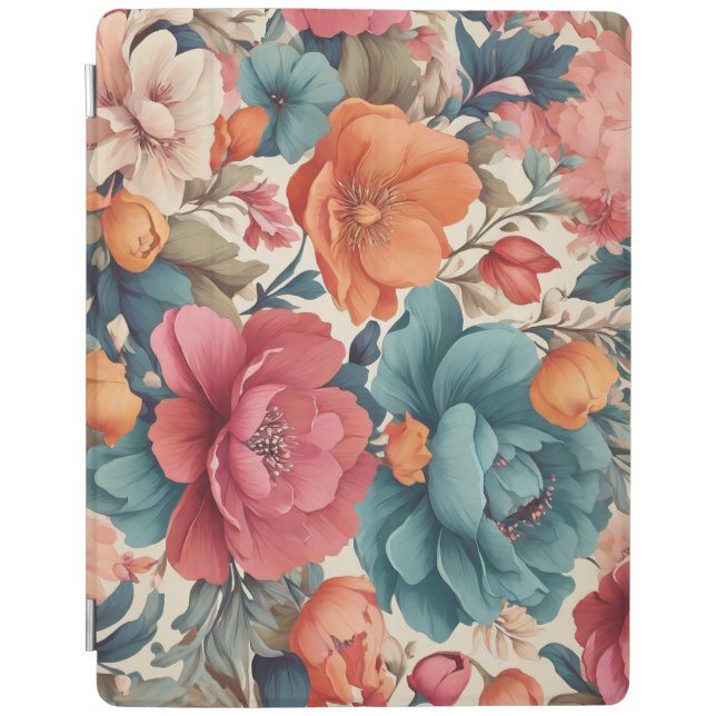 iPad 9.5" Smart Cover Florals pattern (Front)