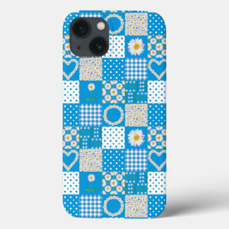 iPad Air Case: Daisy Chains, Faux Patchwork iPhone 13 Case