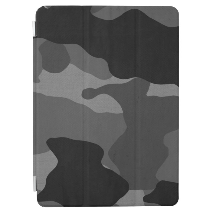 iPad Air Cover Camo Black White