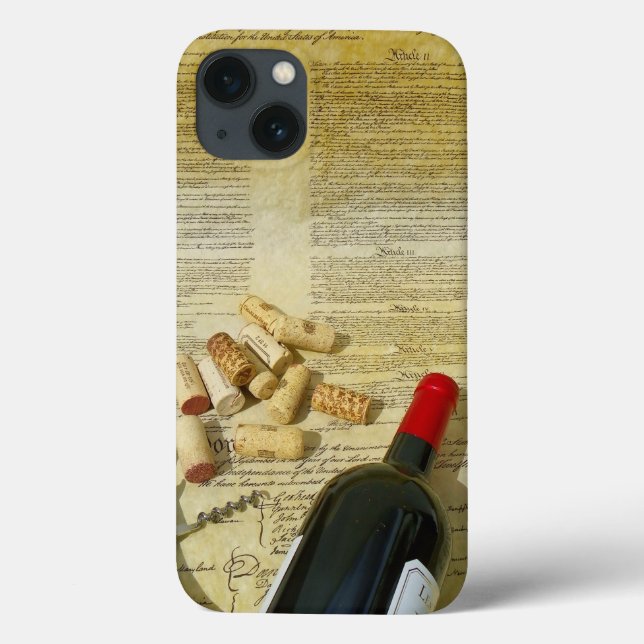 iPad Air Wine & Constitution Case! Case-Mate iPhone Case (Back)