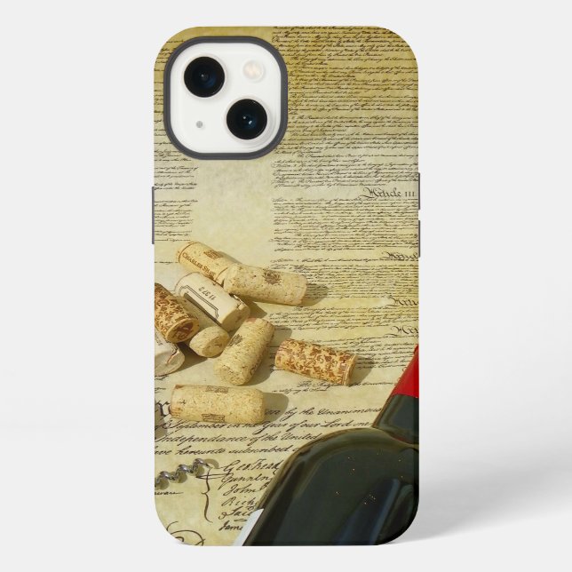 iPad Air Wine & Constitution Case! Iphone Case (Back)