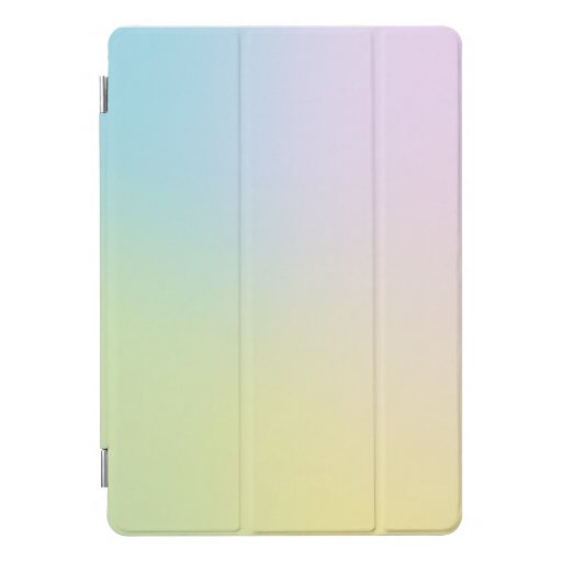 iPad case in pastel tones